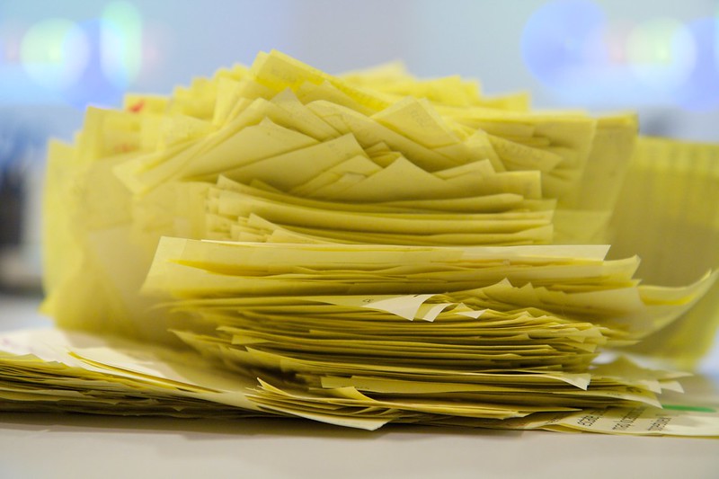 photo by flickr user mwichary - a stack of post-its
